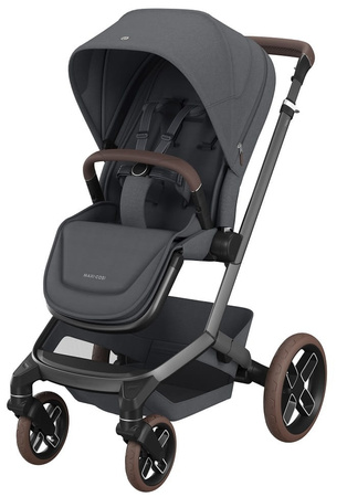 Maxi-Cosi Fame + Carrycot Wózek Głęboko-Spacerowy 2w1 Twillic Graphite