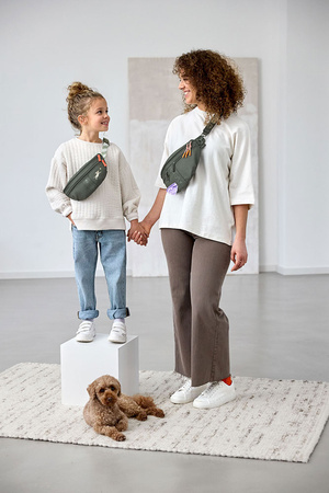 Palopa Torebka Nerka na Smakołyki dla Psa Mini Enja Dark Olive