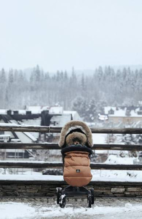 Makaszka Śpiworek Premium Do Wózka 12-36m Camel