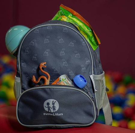 Petite&Mars Backie Plecaczek Dla Dziecka Grey Hills