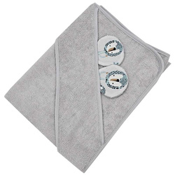 Eko Okrycie Kąpielowe Szary Lew