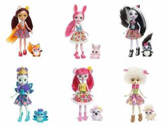 Mattel Lalka + Zwierzątko Enchantimals Mix Wzorów DVH87