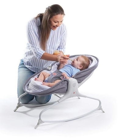 Tiny Love Wielofunkcyjny Leżaczek-Bujaczek z Funkcją Krzesełka 3w1 Grey