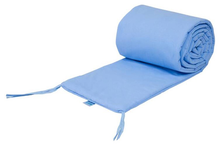 Waldin Łóżeczko Dostawne 2w1 z Wyposażeniem 38 Grey / Niebieski