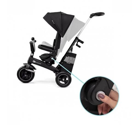 Kinderkraft EasyTwist Rowerek Trójkołowy Czarny
