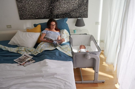 Chicco Next2Me Magic New 2023 Łóżeczko Dostawne Dla Dzieci White Snow