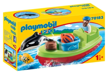 Playmobil 70183 Marynarz z łodzią rybacką