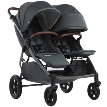 Mast M.Twin x Wózek Bliźniaczy Mast Swiss Design Koła Light Volcanic Ash