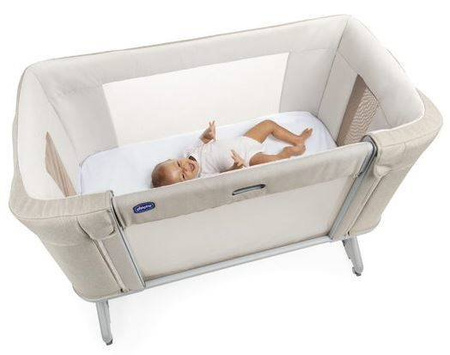 Chicco Next2Me Forever Łóżeczko Dostawne 3w1 do 22kg Sand