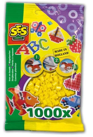 Ses Creative Koraliki do Prasowanek 1000szt. Żółte