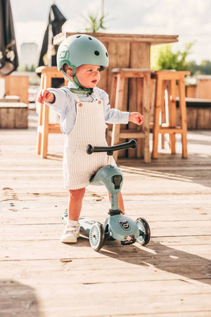 Scootandride Highwaykick 1 Jeździk i Hulajnoga 2w1 1-5 Lat Steel