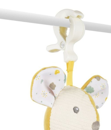 Canpol Babies Mouse Pluszowa Przytulanka dla Niemowląt z Gryzakami 77/201