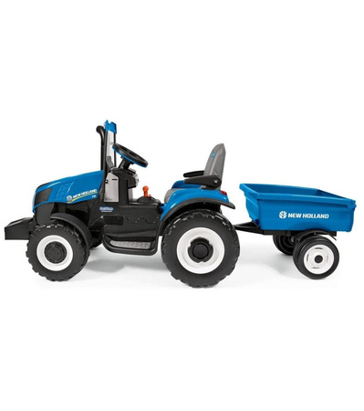 PegPerego New Holland Traktor 12v Traktor z Przyczepą