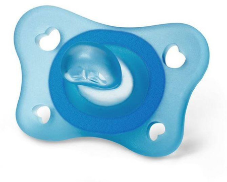 Chicco Smoczek Uspokajający Physioforma Mini Soft Silikonowy 2-6m Lumi 2 Szt Girl