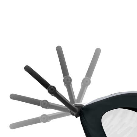 Cybex Zeno Bike Przyczepka Rowerowa All Black