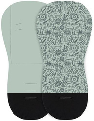 Petite&Mars Foamy Dwustronna Wkładka do Wózka Green Hipster