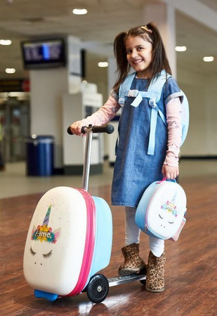 Flyte Hulajnoga z Walizką Jednorożec Chloe