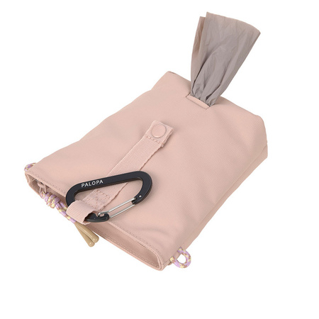 PALOPA Torebka saszetka na smakołyki dla psa Karl soft pink M