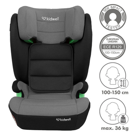 Kidwell Weston Fotelik Samochodowy 15-36kg Grey / Black