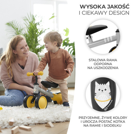 Kinderkraft Cutie Mini Rowerek Biegowy Honey