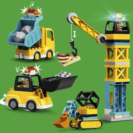 Lego Duplo 10933 Żuraw wieżowy i budowa