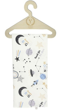 Yosoy Otulacz Bambusowy 120x120 cm Moon/Planety