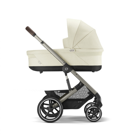Cybex Balios S Lux Wózek Głęboko-Spacerowy Seashell Beige 2023 Rama Taupe
