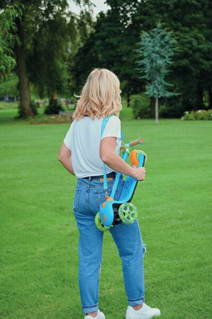 Trunki Składna Hulajnoga Mała Niebieska