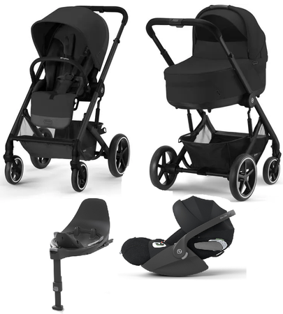 Cybex Balios S Lux 2.0 Wózek Głęboko-Spacerowy + Cybex Cloud T I-Size Plus Fotelik Samochodowy + Baza T