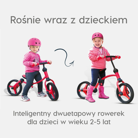 Smart Trike Rowerek Biegowy Czarno-Czerwony