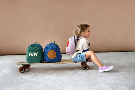 Lassig Ultrawygodne elastyczne trampki dziecięce z antypoślizgową podeszwą Splash & Fun lilac, rozm. 23