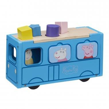 TM Toys Peppa Sorter Drewniany Autobus