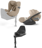 Cybex Sirona T I-Size Plus Fotelik Samochodowy 0-18 kg  + Cybex Cloud T i-Size Fotelik Samochodowy Plus Cozy Beige + Baza T