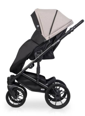 Riko Nuno Pro Wózek Głęboko-Spacerowy 2w1 z Miękką Gondolą Sand