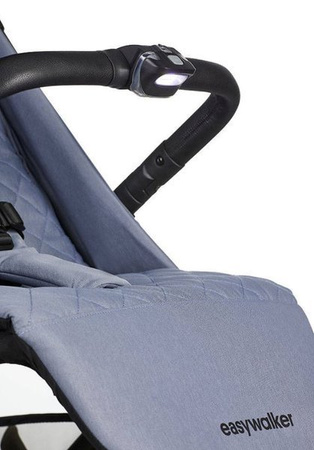 Easywalker Jackey Kompaktowy Wózek Spacerowy z Torbą Transportową Pebble Grey