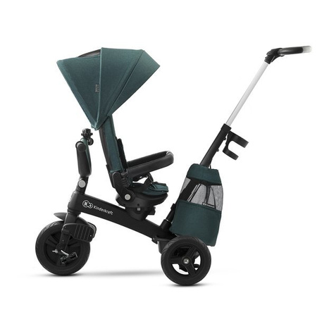 Kinderkraft EASYTWIST - Rowerek trójkołowy Midnight Green