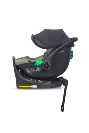 Easy Go Buz Pro Fotelik Samochodowy z Obrotową Bazą ISOFIX 0-13 kg Greener