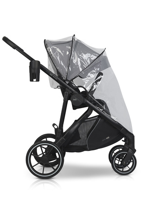 Easy Go Duoflex Wózek Głęboko-Spacerowy Bliźniaczy Rok po Roku Cloudy Gray 2 Siedziska 2 Gondole