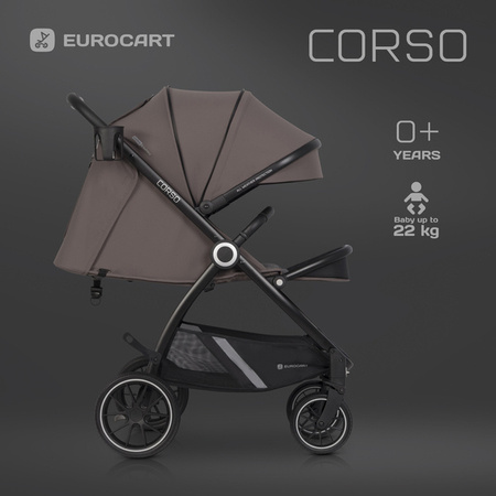 Euro-Cart Corso Wózek Spacerowy Taupe 2023