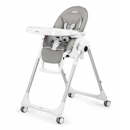 PegPerego Prima Pappa Follow Me Plus Krzesełko Do Karmienia z Pałąkiem Ice