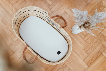 Puuki Prześcieradło Do Gondoli Wózka 35x75cm Śmietanka