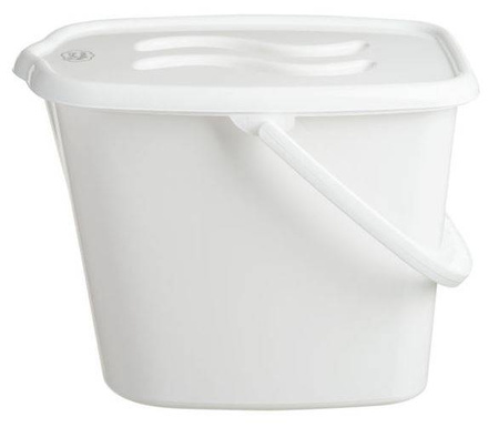 Maltex Wiaderko na pieluchy Classic Biały