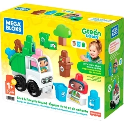Fisher-Price Mega Bloks - Ekośmieciarka Zestaw Klocków Eko