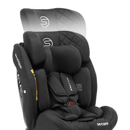 Sesttino SecurePro Fotelik Samochodowy Black 0-36 kg