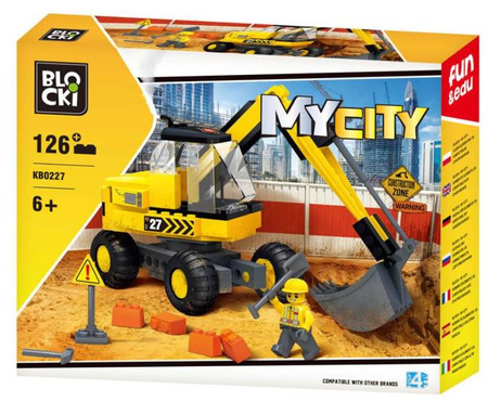 ICOM Poland MyCity Klocki Blocki Koparka