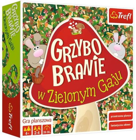 Trefl Grzybobranie W Zielonym Gaju Rodzinna Gra Planszowa