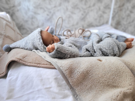 Zaffiro Nevada Kombinezon Wełniany Dla Dzieci 74/80 Grey