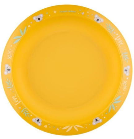 Canpol Babies Zestaw Naczyń Exotic Animals 56/523 Yellow