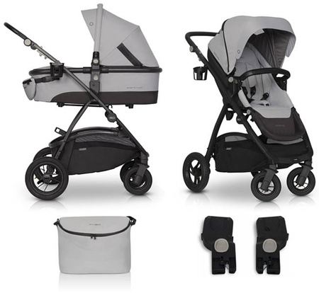 Easygo Optimo Wózek Dziecięcy Zestaw 2w1 Pearl