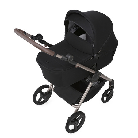 Anex IQ Premium New Transfarmation Wózek Głęboko-Spacerowy Smoky + Cybex Aton B2 i-Size Fotelik Samochodowy 0-13kg + Baza One Volcano Black